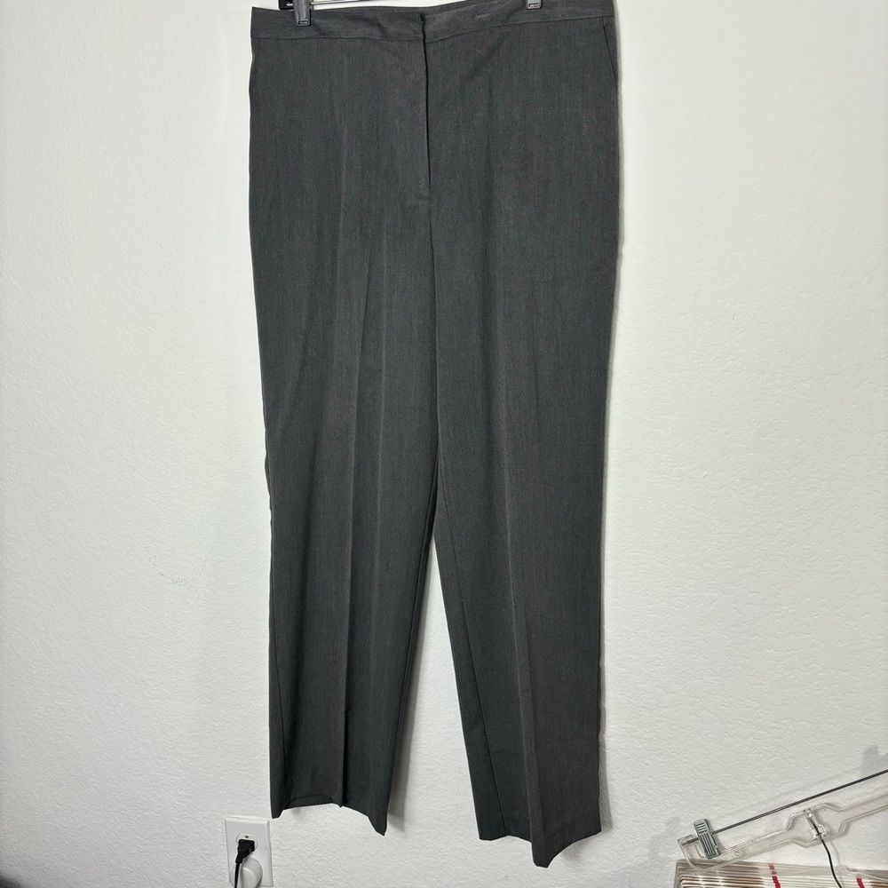 Casual Corner Annex Grey Straight Leg Dress Pants 14